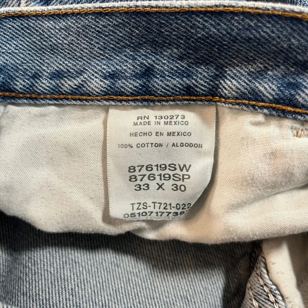 Rustler Mens Regular Fit Straight Leg Medium Wash Denim Jeans‎ 87619SW 33x30